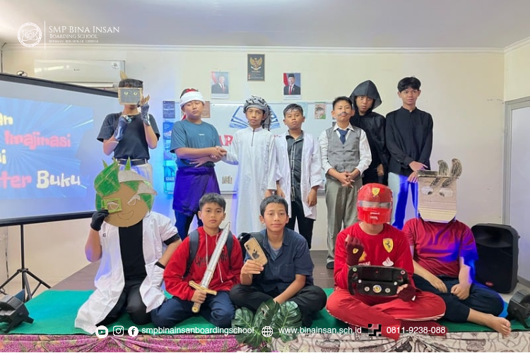 Hari Literasi: Hidupkan Imajinasi Melalui Karakter Buku - SMP Bina Insan Boarding School